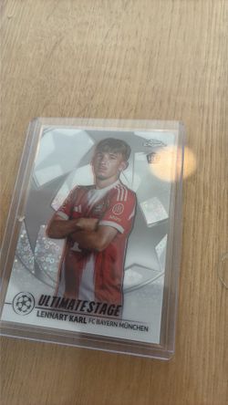 Ultimate stage lennart Karl Bayern Munich topps chrome rookie card