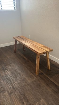 Wooden IKEA Bench
