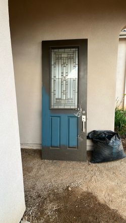 Broken door