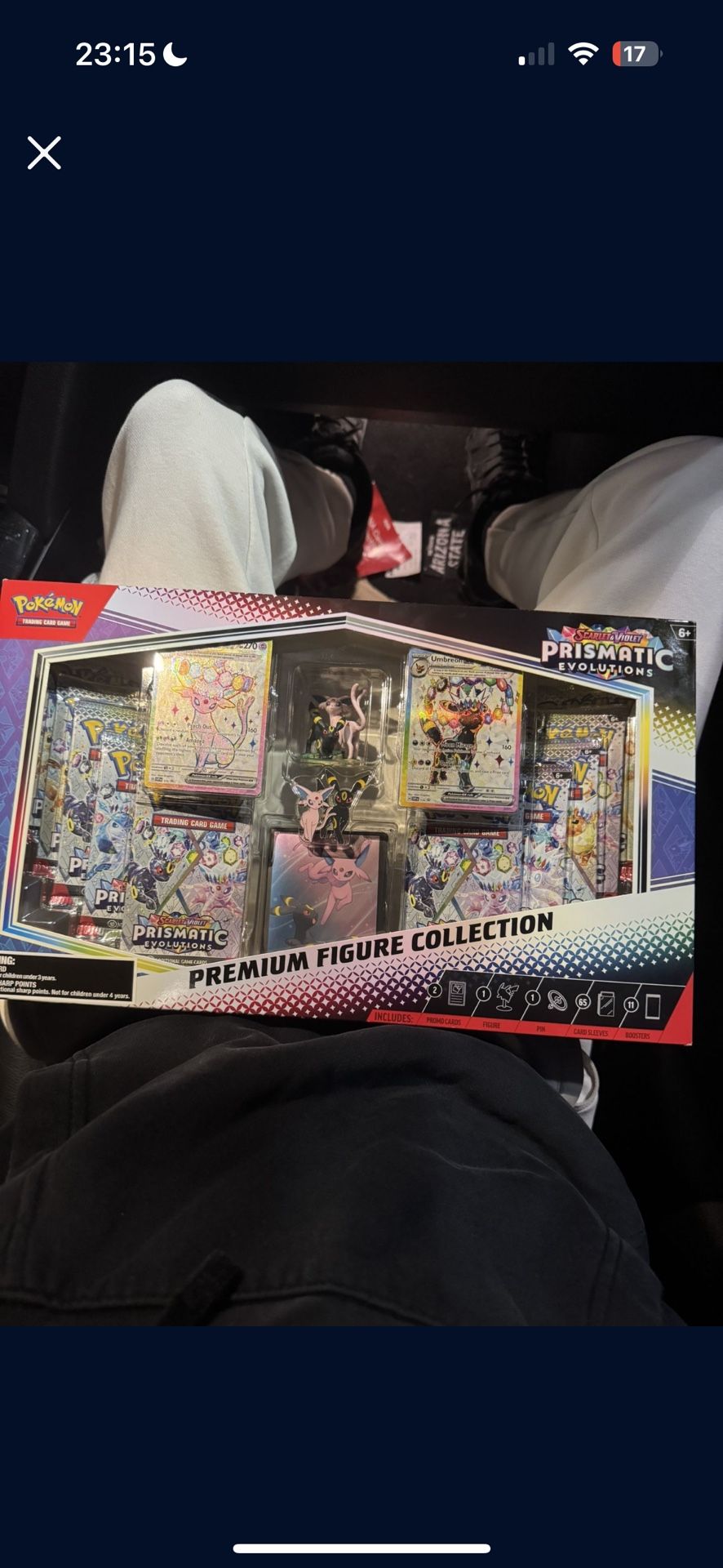 TWO pokemon prismatic figurine collections 