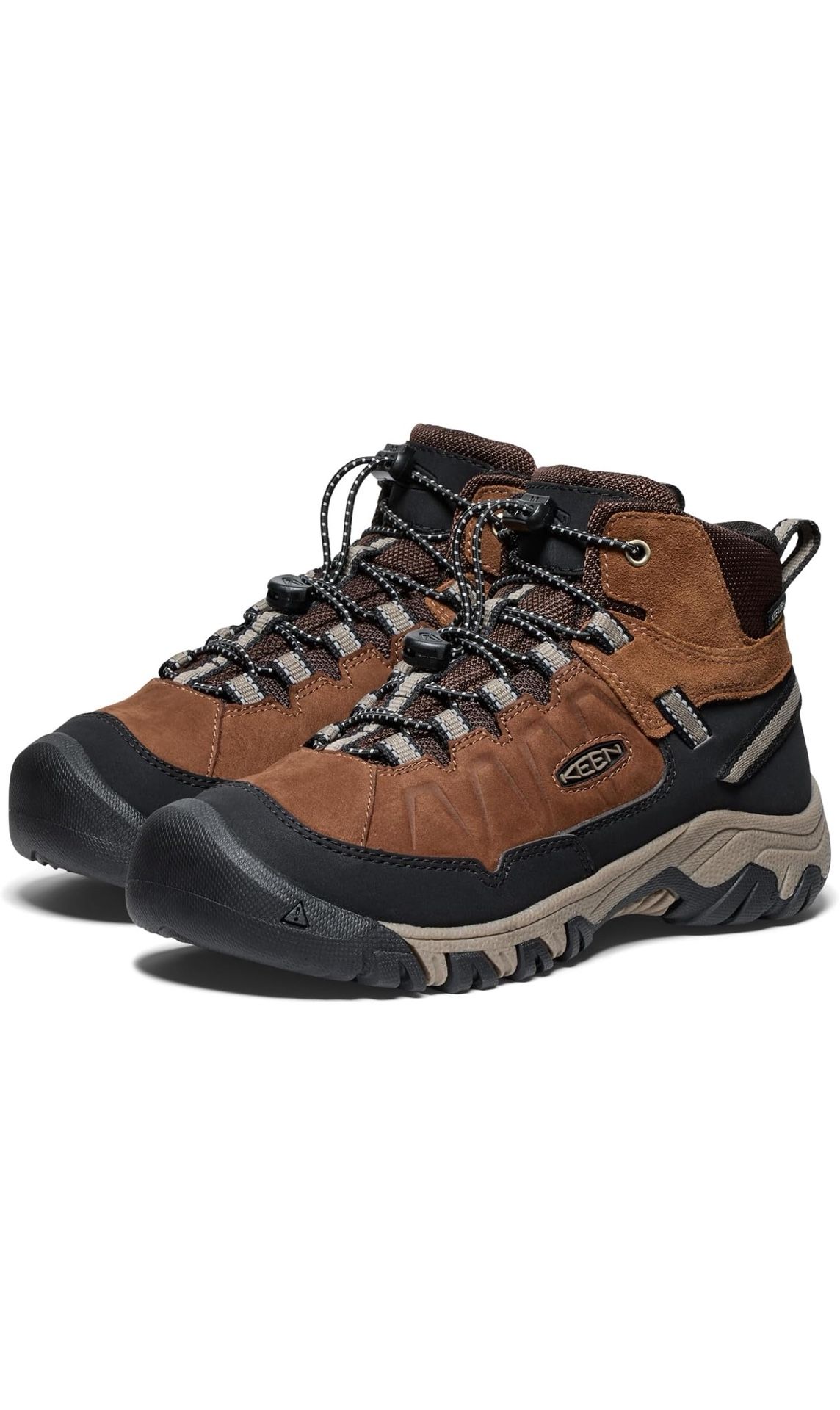 New Big Kids Size 5 KEEN Unisex-Child Targhee 4 Mid Height Durable Comfortable Waterproof Hiking Boots