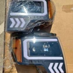 09-14 Ford F-150 LED Headlights Faros Lights Luces Calaveras Micas Faros Focos Faroles Headlamps