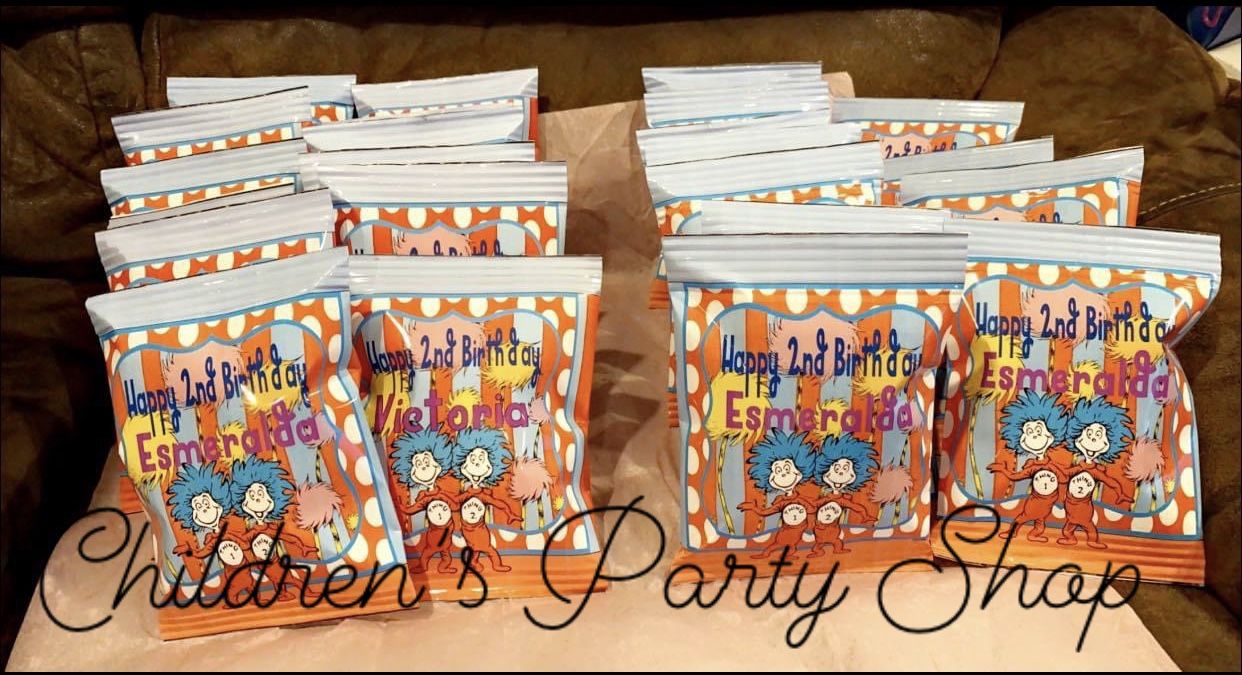 Thing One And Thing Two Chip Bags