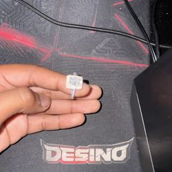 size 6 moissanite womens ring passes diamond tester with real 925 sliver