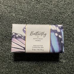 Butterfly Shea Butter Bar Soap Bath and body works