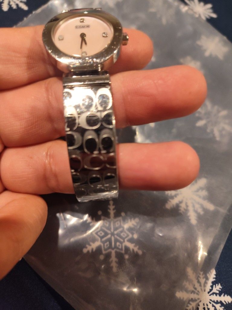Coach Silver Watch