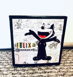 Vintage Felix the Cat Figurine Ornament NEW IN BOX