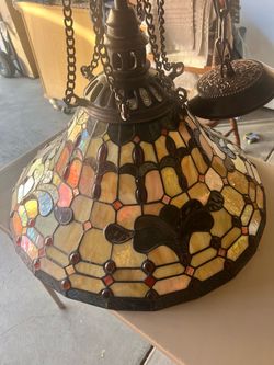 Stained glass lamp