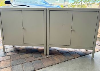 Cabinet, indoor/outdoor, beige IKEA
