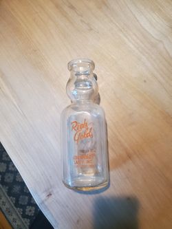 Vintage Rich Gold Milk Bottle