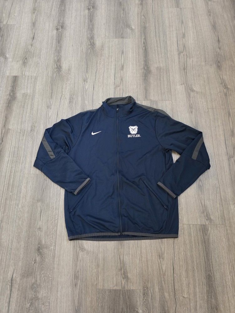 Nike Butler Bulldogs Full Zip Light Jacket Mens Large