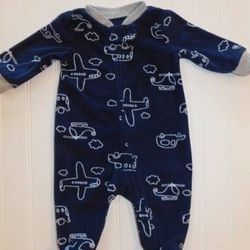 Baby Boys Newborn Fleece Sleeper Pajama