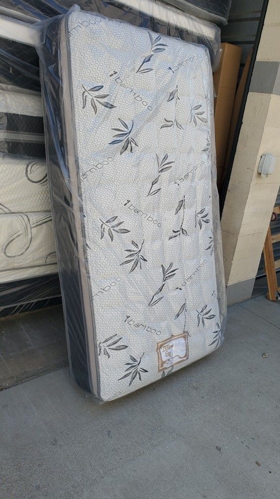 Twin Mattress Bamboo Pillow Top 160