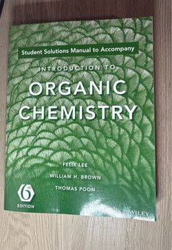 Introduction to Organic Chemistry, 6e Student Solution Wiley Binder Edition