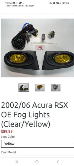 2002/06 Acura RSX
OE Fog Lights Yellow