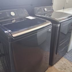 SAMSUNG BRAND NEW OPEN BOX TOP LOAD WASHER & ELECTRIC DRYER ! 1 YR MANUFACTURES WARRANTY!DELIVERY & FINANCING AVAILABLE! 