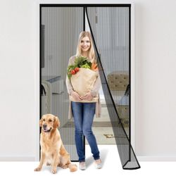 Magnetic Screen Door ,Hands Free Mesh Partition,Heavy Duty Curtain Keeps Bugs Out