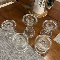 Candlestick Set  - Use w/Pillar or Tapered