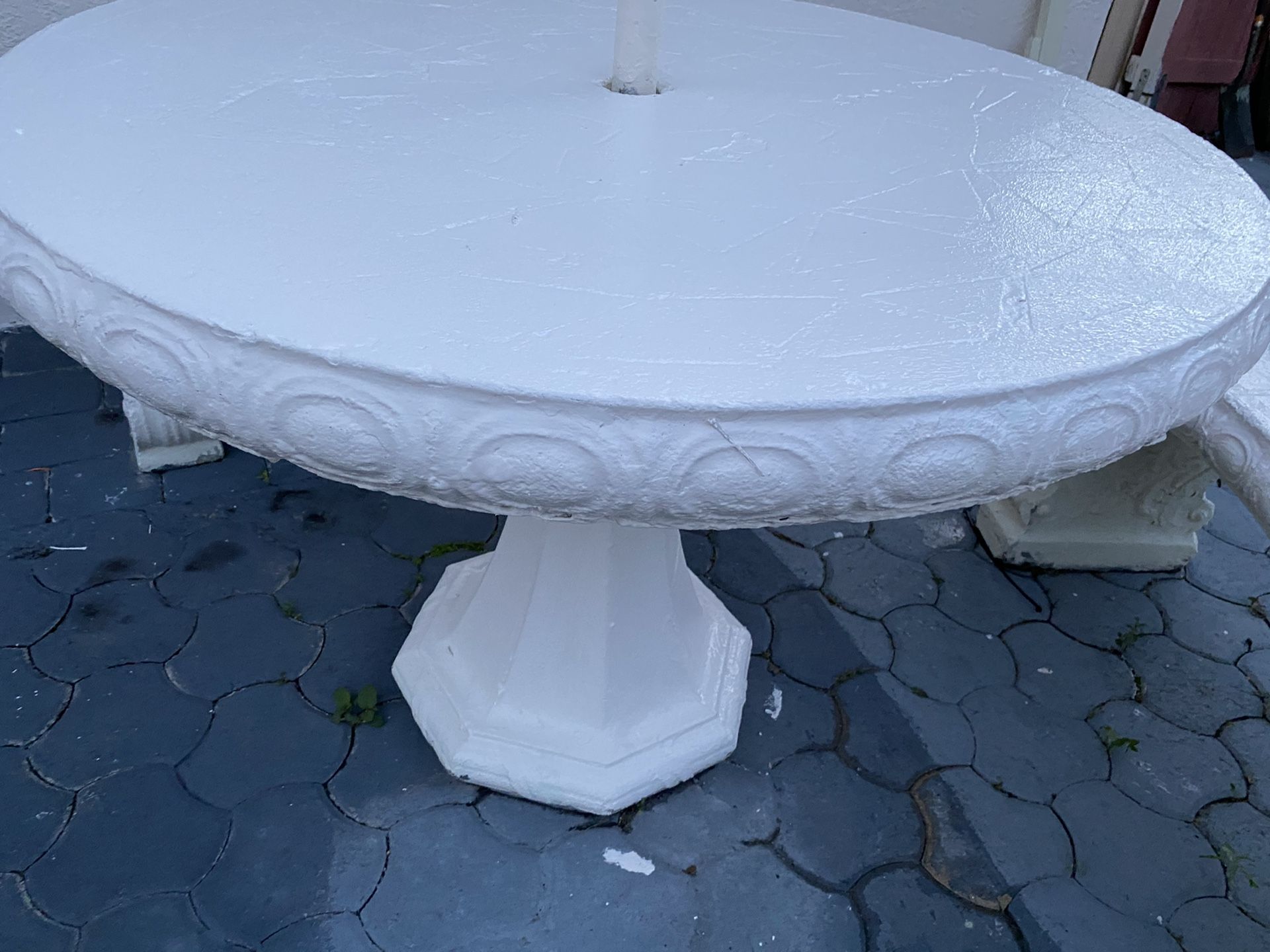 Patio Table Cement