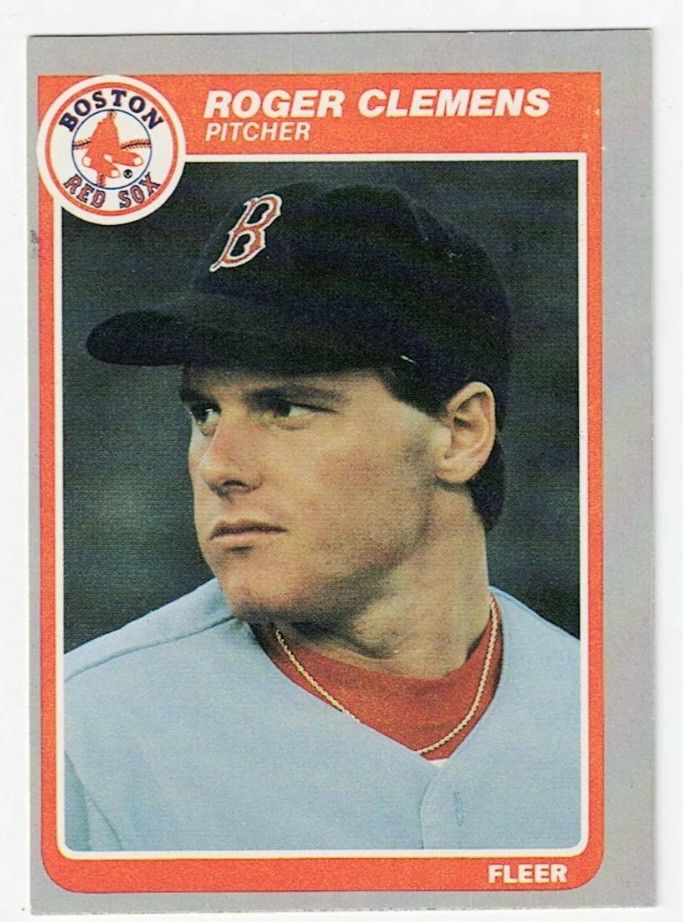 Really Nice Roger Clemens 1985 Fleer #155 Rookie Card Near Mint Or Better...