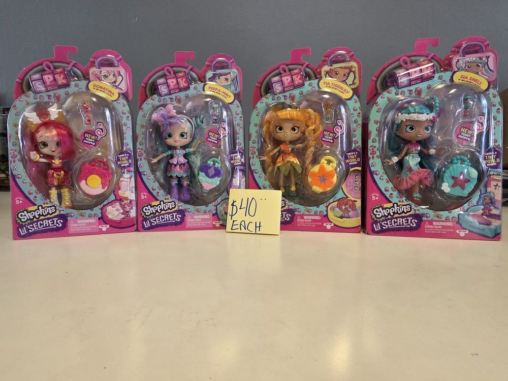 Shopkins Shoppies Dolls Lil Secrets Wave New