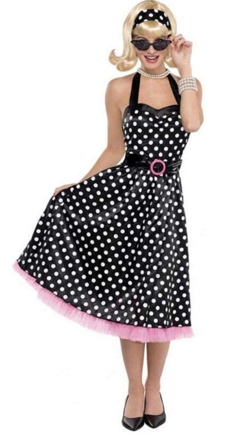 1950s Polka Dot Dress - Costume