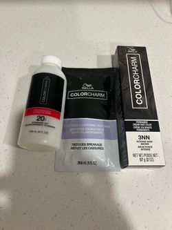 New Wella Dark brown hair color+ 2 products