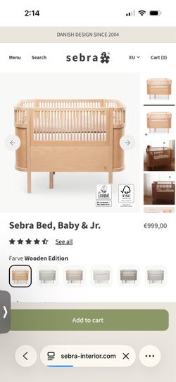 Sebra Bed, Baby & Jr