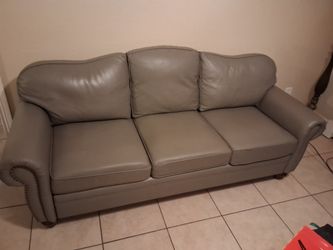 Leather sofa