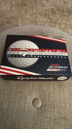 Brand new 1 dozen Taylor Made Tour response stripe golf balls!!!