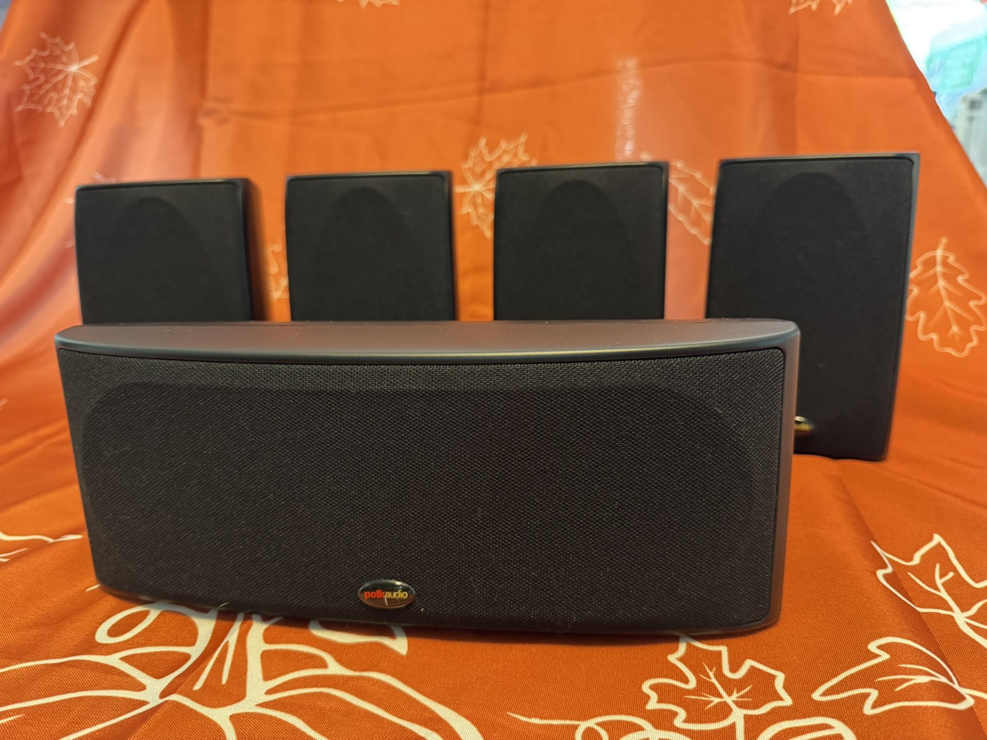 Polk Audio RM6750 5.1 Home Theater Surround Sound Speaker System $100