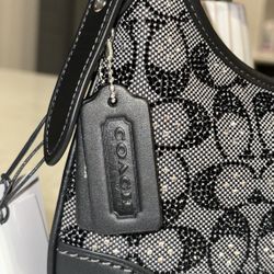 Coach Hamptons Hobo Bag W/ Crystals
