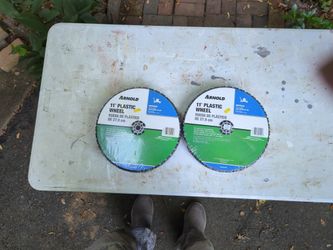 Pair Of  11" X 1.75"   Lawn Mower Wheels