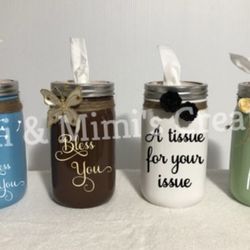 Mason Jar Tissue Holder