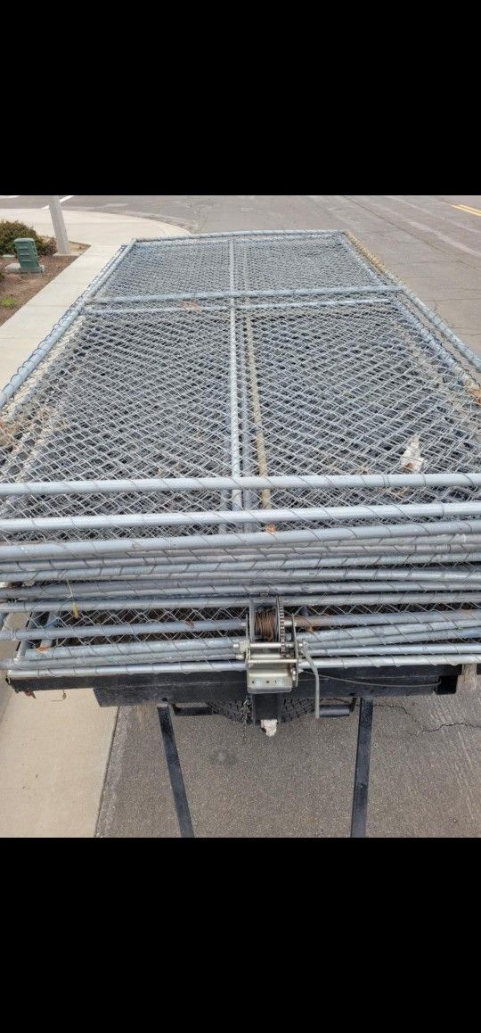 6x12 12x6 Chain Link Fence Panel Fence Panels Chain Link Fence Panels