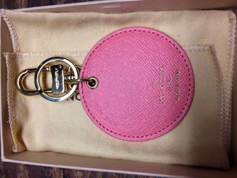 louis pink bag charm