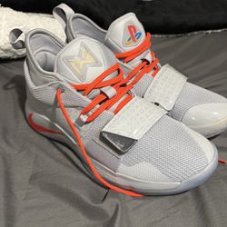 Nike PG 2.5 PlayStation Wolf Grey LED Basketball Sneakers Men's 2018