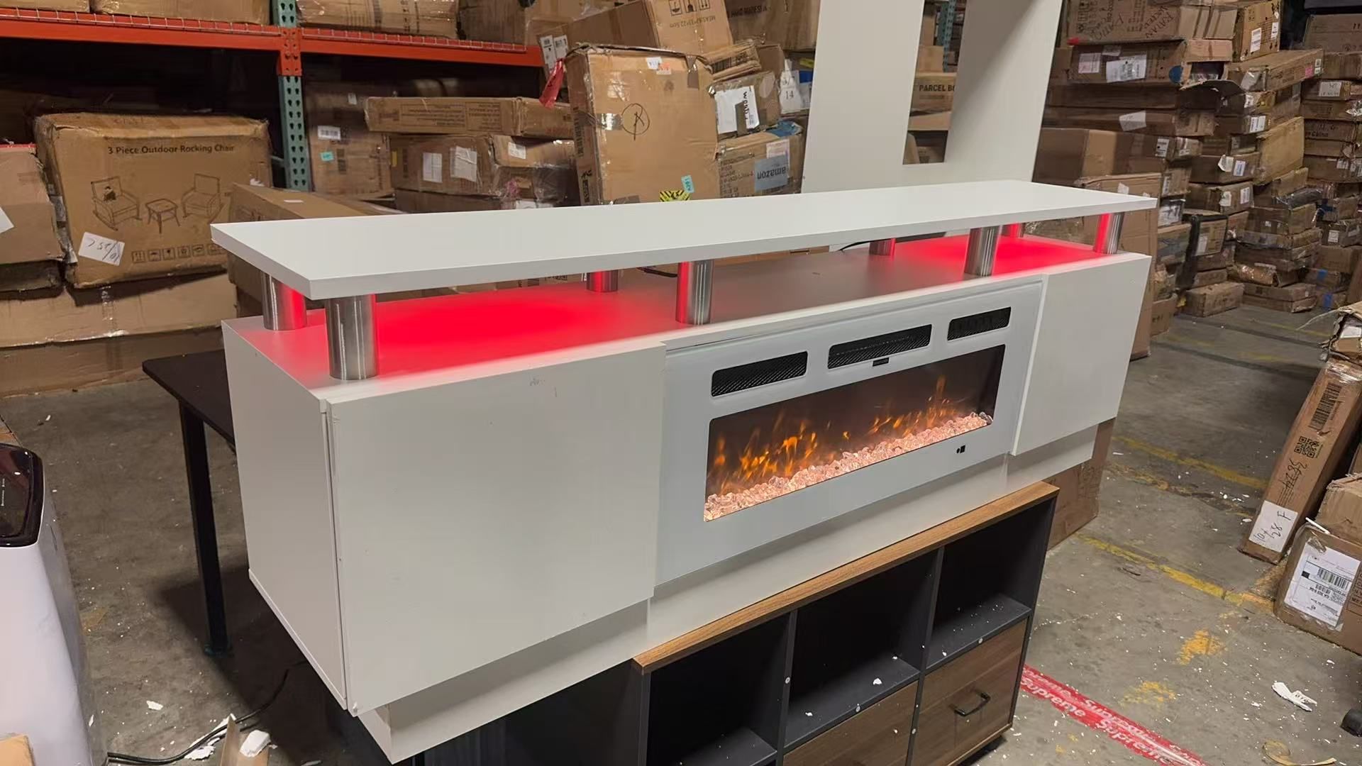 🔥ON SALE 70'' Fireplace TV Stand with 36'' Electric Fireplace