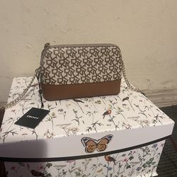 Brown DKNY Purse