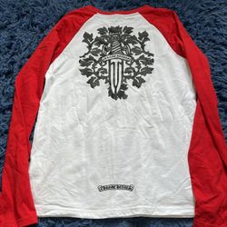 Chrome Hearts Red and black long sleeve 