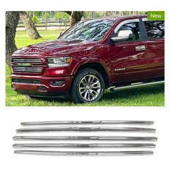 2019-2024 ram 1500 new body chrome grill inserts