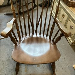 Vintage Wooden Rocking Chair