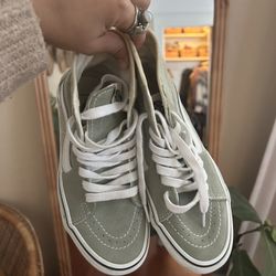 LIKE NEW Sage High Top VANS