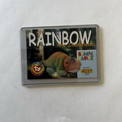 Beanie Babies “Rainbow” Card