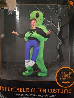 Inflatable alien costume