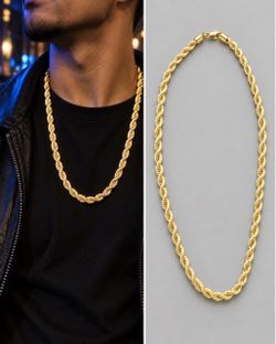 UNIVERSAL DRIP — Heavy Rope Chain | Gold Tone | 22”