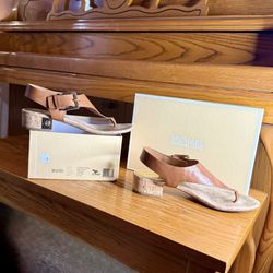 Micheal Kors Thong Sandal With Buckle Original Box 