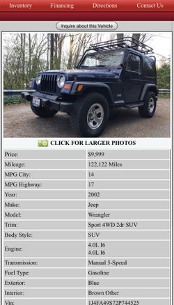 2002 Jeep Wrangler