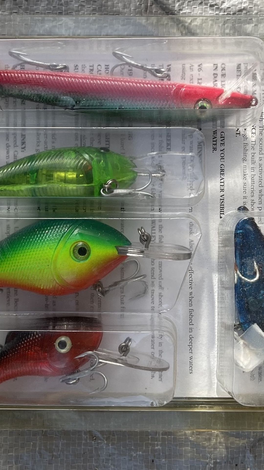 Fishing Reels With Lures And Tack Boxes