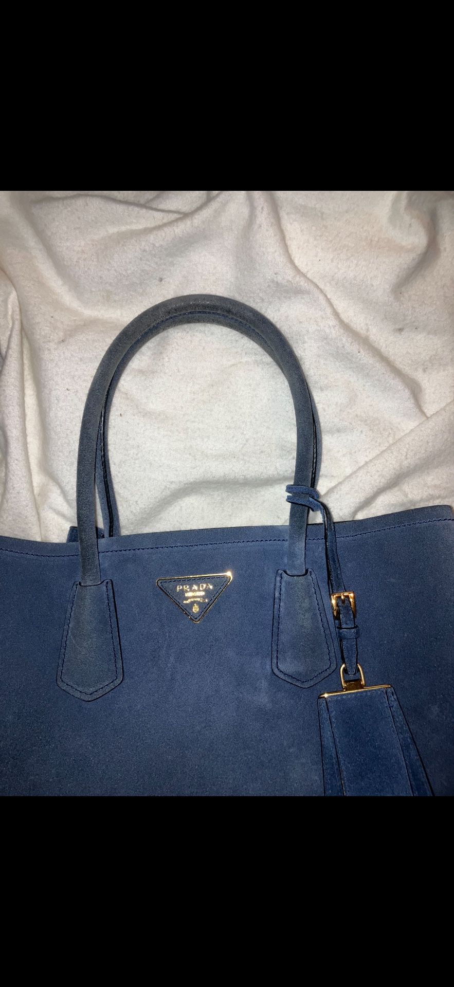 Prada Blue Hand/Tote Bag